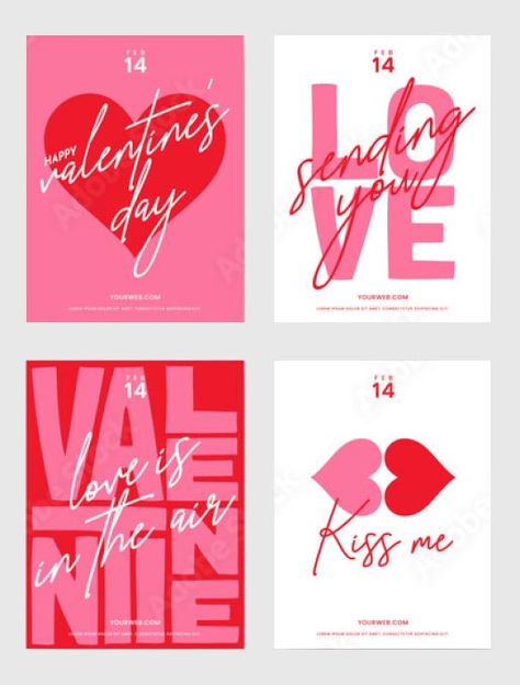 Check out the Modern Valentines Day Vector Card and Poster Templates for your next club and party event. Take advantage of this premade PSD template for Photoshop - More amazing template on FFFLYER - Club & Party, Flyer Templates, Holiday & Event Flyer, Instagram Templates, Party Flyer, Poster Templates, Valentines Day Flyer Valentine Event Poster, Valentines Day Poster Design Graphics, Valentine Graphic Design, Valentines Campaign, Valentine's Day Poster Design, Modern Valentines, Valentines Day Flyer, Valentines Day Vector, Vday Cards