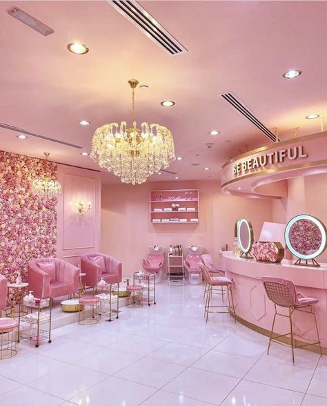 Beauty Room Ideas, Room Ideas Pink, Beauty Room, Nail Salon, Room Ideas, Pink, Beauty