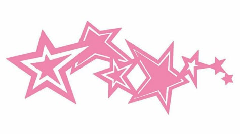 Pink Star Icon, Y2k Star Wallpaper, Pngs For Edits, Y2k Png, Wallpaper For Computer, Pink Scrapbook, Y2k Stickers, Gfx Design, Y2k Star