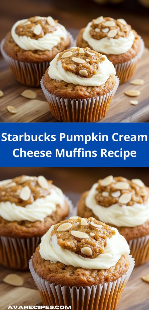 Searching for pumpkin recipes? This Starbucks Pumpkin Cream Cheese Muffins Recipe is an easy option. Ideal for dinner recipes or lunch recipes, it’s one of the best pumpkin muffins easy to bake. Starbucks Pumpkin Cream Cheese Muffins, Best Pumpkin Muffins, Pumpkin Muffins Easy, Muffins Easy, Pumpkin Cream Cheese Muffins, Pumpkin Cream Cheese, Cream Cheese Muffins, Starbucks Pumpkin, Cheese Muffins