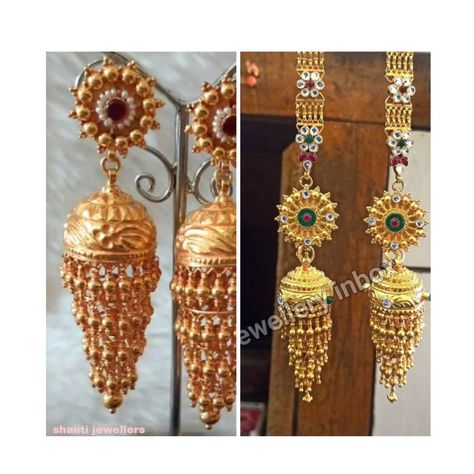 #rajasthanigoldjewellery #illustriousdesigns #rajputibridaljewellery #rajputigoldjewellery #rajputikundanjewellery #rajputijewelleryideas #rajputijewellerydesigns #rajputijewellerycollection #rajputijhumbar #rajputigoldjhumbar Rajputi Earrings Design Gold, Rajputi Earrings, Earrings Design Gold, Marriage Jewellery, Rajputi Jewellery, Gold Jhumka, Unique Gold Jewelry Designs, Pure Gold Jewellery, Antique Jewellery Designs