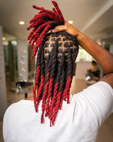 DMV Pro. Loctician Pstyles on Instagram: “Retwist & Double Strands by Me @pstyles3 Touring with @brotherhoodloctour . I will be taking clients for Chicago July 15th.To book send…” Mens Dreadlock Styles, Dyed Dreads, Short Dreadlocks Styles, Dreads Styles For Women, Brown Tips, Dread Hairstyles For Men, Dreadlock Hairstyles For Men, Short Locs Hairstyles, Coloring Images