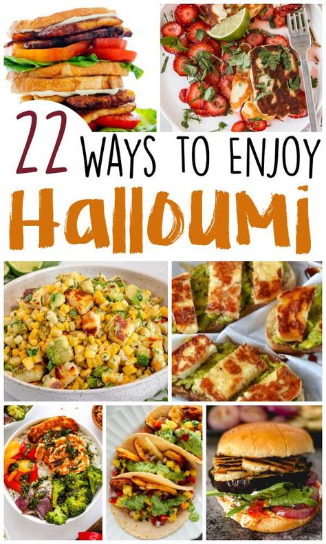 Halloumi Bbq Recipes, Cooking With Cheese, Halloumi Cheese Salad, Halloumi Recipes Healthy, Recipes With Halloumi Cheese, Hallumi Recipes Sandwich, Recipe With Halloumi, Halloumi Appetizer Recipes, Grilling Cheese Halloumi Recipes