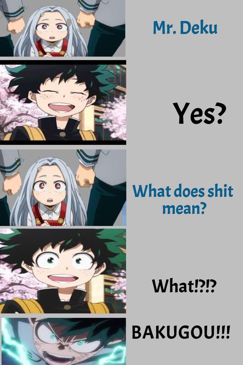 Mha Memes Hilarious, Mha Funny, Mha Memes, Mha Stuff, Anime Funny Moments, Class 1 A, Anime Quotes Inspirational, My Hero Academia Memes, Boku No Hero Academia Funny