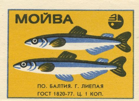 Label Book, Book Prints, Matchbox Label, Vintage Posters, Stamp, Fish