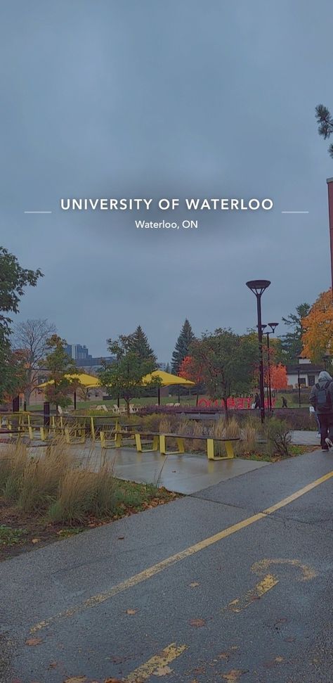 University of Waterloo Waterloo University Canada, Waterloo University Aesthetic, University Of Waterloo Aesthetic, Waterloo University, Comfort Photos, Waterloo Canada, American Dreams, Board Wallpaper, Vision Board Wallpaper