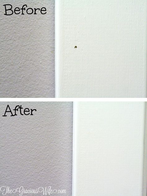 How to Fill Nail Holes easily and frugally with this easy DIY and home improvement hack. Remodeling Hacks, Fill Nail Holes, Easy Home Improvement Projects, Home Improvement Loans, Diy And Home Improvement, Nail Holes, Frugal Tips, Home Repairs, Design Your Dream House