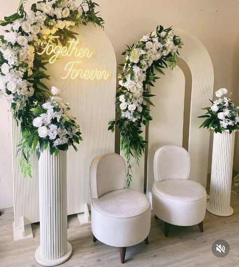 Kateb Kitab, Engagement Party Backdrop, Engagement Party Table, Nikah Decor, Engagement Events, Shimmer Wall, Wedding Planning Decor, Wedding Backdrop Design, Beautiful Wedding Decorations