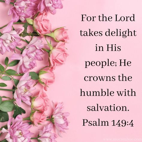 Psalms 149:4 Psalm 149, Praise God, Psalms, Verses, Bible