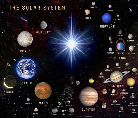 Solar System family portrait... #solarsystem #space #planets #star #sun #moons #asteroids #dwarfplanets #astronomy #cosmology #astrophysics… Origin Of Universe, Solar System Pictures, Sir Isaac Newton, Tata Surya, Holographic Projection, Quantum Theory, Solar System Art, Astronomy Facts, Planetary System