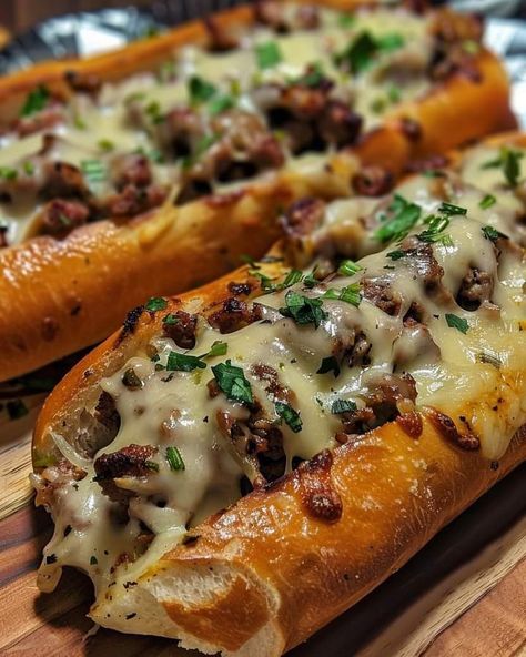 Bread Twists, Wellington Recipe, Steak Sandwiches, Quick Family Dinners, Steak And Onions, Appetizer Sandwiches, Garlic Bread Recipe, Philly Cheese, Sandwich Shop