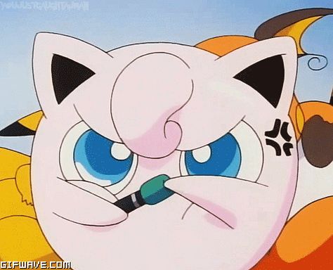 Laugh Cartoon, Pokemon Jigglypuff, Pokemon Gif, Pokémon Stuff, Cute Small Animals, Pokemon Memes, My Pokemon, Animated Icons, Cute Pokemon