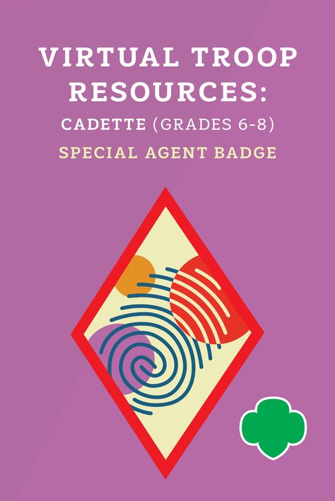 Girl Scouts is now easier than ever. Virtual Troop Resources brought to you by Girl Scouts of the Northwestern Great Lakes 💚 Girl Scout Cadette Badges, Cadette Girl Scout Badges, Girl Scouts Cadettes, Virtual Meeting, Girl Scout Badges, Troop Leader, Scout Activities, Virtual Girl, Special Agent