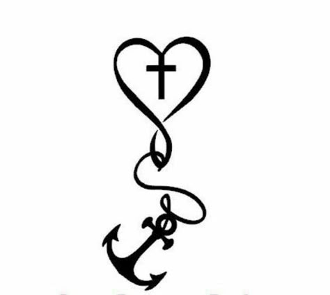 Anchor Heart Tattoo, Faith Hope Love Tattoo, Love Symbol Tattoos, Hope Tattoo, Anchor Tattoo Design, Faith Tattoo, Tattoo Trend, Anchor Tattoos, Geniale Tattoos