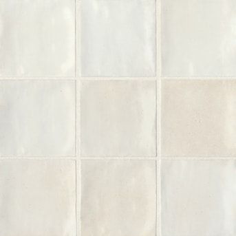 Bedrosians Celine White 4-in x 4-in Glossy Porcelain Subway Floor and Wall Tile (5.38-sq. ft/ Carton) 100003432 at Lowes.com Bedrosian Tile, Bedrosians Tile, Kitchen Backsplash Designs, Tile Saw, Backsplash Designs, Grout Color, Primary Bath, Porcelain Floor, Tile Wall