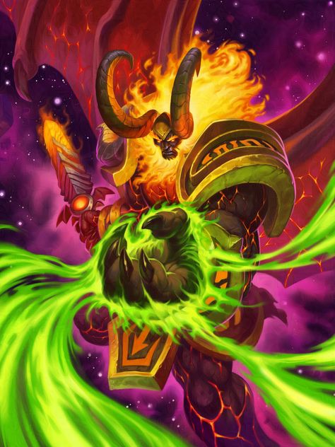 Wow Warlock, Arcane Mage, Hearthstone Artwork, Wow Of Warcraft, Hearthstone Heroes, Minion Card, Warcraft Characters, The Destroyer, Warcraft Art