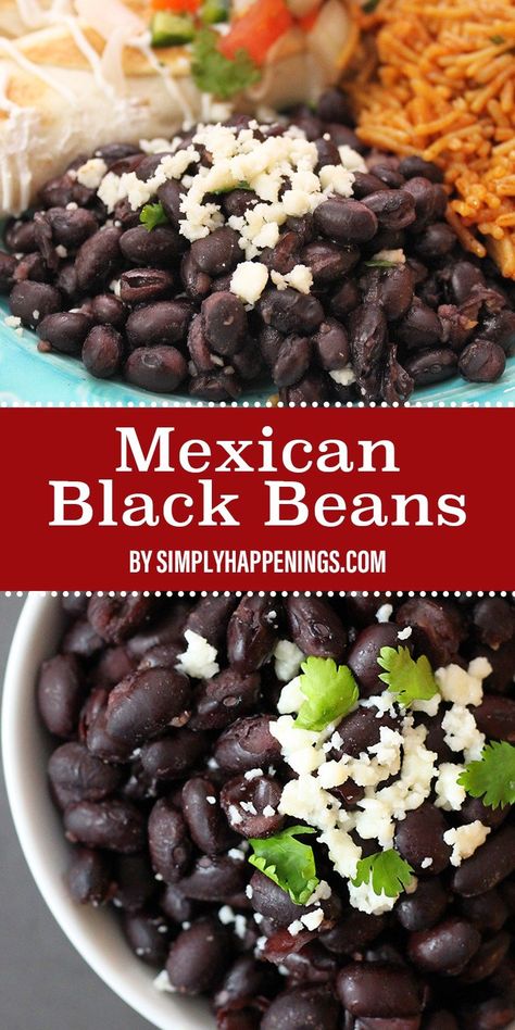 Cook Black Beans, Mexican Black Beans, Chipotle Black Beans, Black Bean Recipes, July Recipes, Bacon Wrapped Asparagus, Creamy Corn, Black Bean Soup, Cooking Black Beans