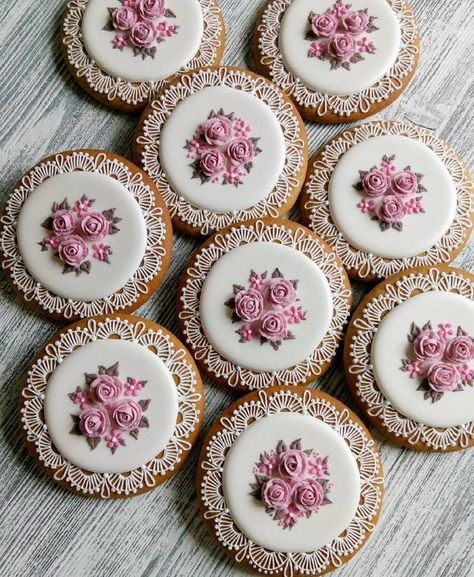 Elegant Cookies, Cupcakes Decorados, Spring Cookies, Pretty Cookies, Fancy Cookies, Creative Cookies, Beautiful Cookies, Cookie Icing, Flower Cookies