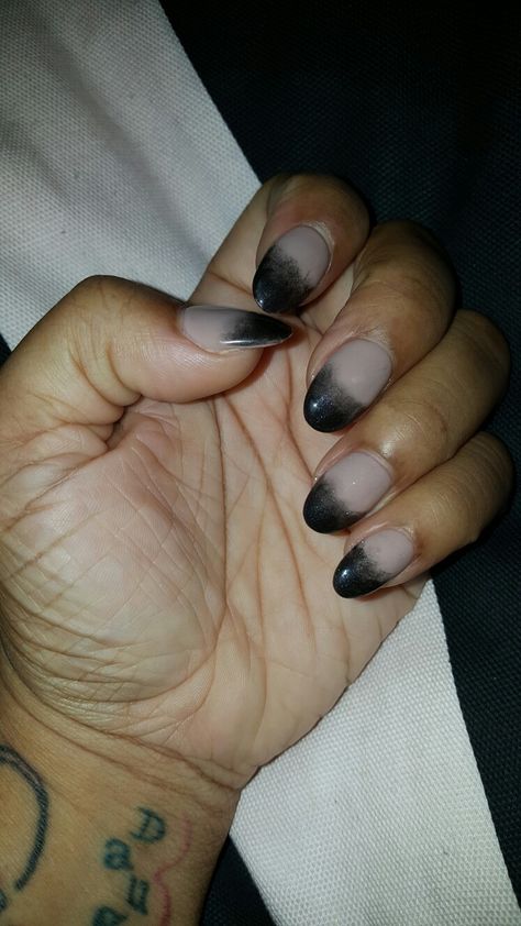 Ombre gell nails nude and black❤ Gell Nails, Nails Nude, Nude Nails, Nail Art, Nails, Beauty, Black, Art, Nail Arts