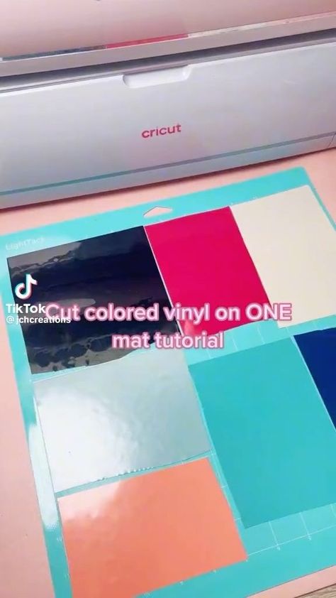 Cricut Hacks > Multiple Colored Vinyl on same Mat 💙💜💚❤️💛💙💜💚❤️💛 . Credit @jchcreations on tiktok/instagram #cricut #svg #heattransfervinyl #cuttingmachine #HTV #cricuthacks #svgfile #cricutdesigns #cricutcrafts #cricuprojects #cricutmade #cricutlove #cricutcommunity #cricutInspiration #cricutaddict #cricutcrafting #cricutexplore #cricutmaker #cricutdesignspace #cricutbeginner #cricuttutorials #cricuthacks | Cricut Projects , Hacks & Tips and Tricks | cricutprojects101 · Original audio Cricut Draw, Cricut Expression Projects, Cricut Projects Easy, Cricut Explore Air Projects, Sublimacion Ideas, Cricut Hacks, How To Use Cricut, Cricut Supplies, Cricut Stencils