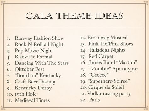 Find all gala theme ideas by visiting our website. Good luck. Fashion Show Ideas, Fundraiser Themes, Auction Themes, Creative Fundraising, Charity Work Ideas, Show Ideas, Fashion Show Themes, Fun Fundraisers, Gala Themes