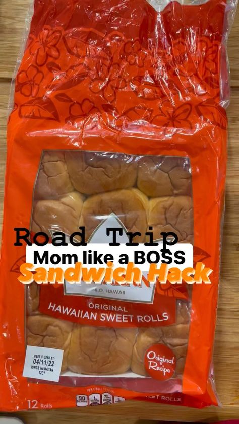 Field Trip Lunch Ideas Kids Disposable, Zoo Lunch Ideas, Snack Bag Ideas, Beach Camping Ideas, Field Trip Lunch, Sandwich Hacks, Hawaiian Sweet Rolls, Kings Hawaiian, Road Trip Snacks