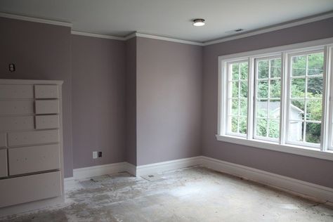 Sherwin Williams Veiled Violet Room Colours, Dream Bedrooms, Paint Inspo, Purple Bedroom, Single Wide, Perfect Paint Color, Bedroom Wall Colors, Purple Paint, Rule Of Thumb