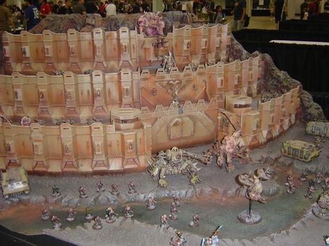 Pictures from Gamesday Chicago 2011(very image heavy) - Forum - DakkaDakka | Nuke it from orbit. It's the only way to be sure. Warhammer 40k Fortress, 40k Fortress, Battle Standard, 40k Terrain, Grey Knights, Front Gates, Classic Grey, Gold Baby, Dark Angel