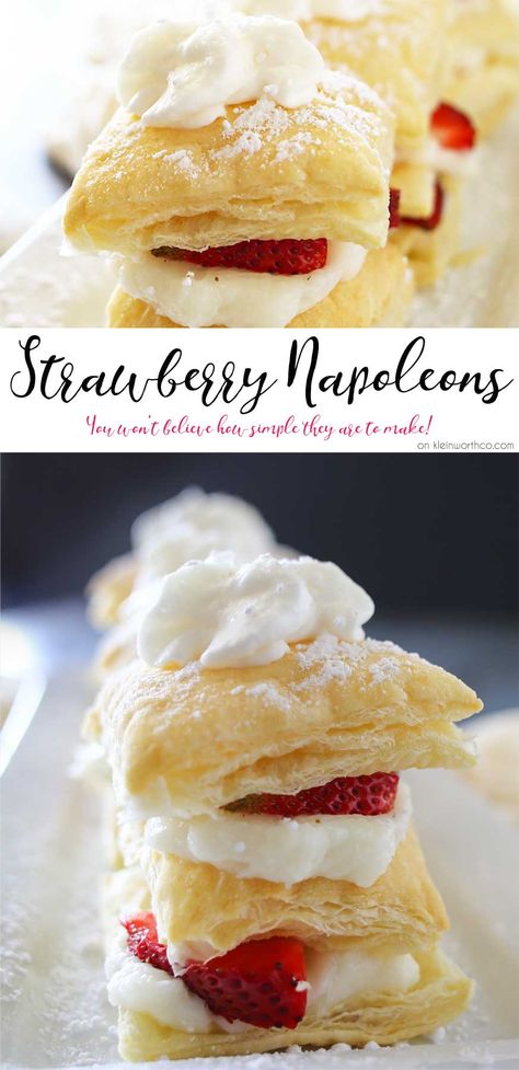 Heath Desserts, Napoleon Pastry, Napoleon Dessert, Pastries Recipes Dessert, Classic French Desserts, Puff Pastry Filling, Puff Pastry Desserts, British Desserts, Yummy Desserts Easy