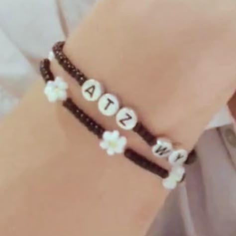 Ateez Beaded Bracelet, Wooyoung Ateez Bracelet, Ateez Beaded Jewelry, Kpop Jewelry Diy, Ateez Bracelet Beads, Ateez Diy Ideas, Wooyoung Bracelet, Ateez Crafts, Ateez Necklace