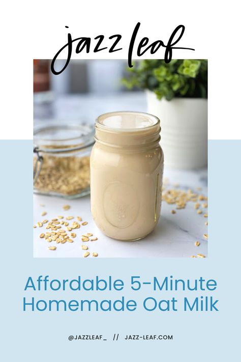 Homemade Oat Milk — Jazz Leaf Cheese Recipes Dinner, Lavender Drink, Homemade Oat Milk, Best Turkey Burgers, Oat Milk Recipe, Greek Turkey Burgers, Homemade Cheese Sauce, Turkey Burger Recipes, Nut Milk Bag