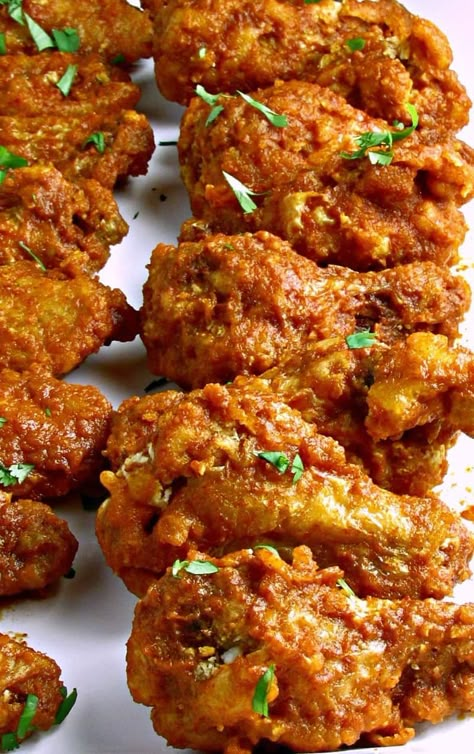 Ultimate Spicy Chicken Wings Breaded Hot Wings, Spicy Chicken Wings Recipe, Breaded Chicken Wings, Best Superbowl Food, Baked Buffalo Wings, Best Chicken Wing Recipe, Spicy Chicken Wings, Can Chicken Recipes, Chicken Receipes