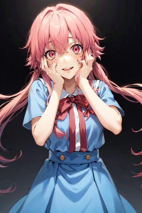 Overpowered Anime, Yuno Anime, Yuno Mirai Nikki, Yuno Gasai Cosplay, Yuno Gasai Anime, Mirai Nikki Future Diary, Gasai Yuno, Yandere Girl, Most Hated