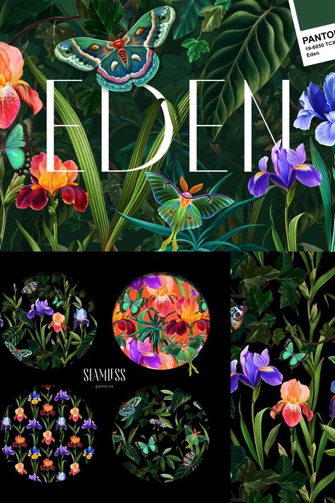 Garden Branding, Adobe Photoshop Design, Eden Project, Graphic Design Trends, Web Designer, Photoshop Design, The Darkness, Floral Illustrations, Nature Beautiful