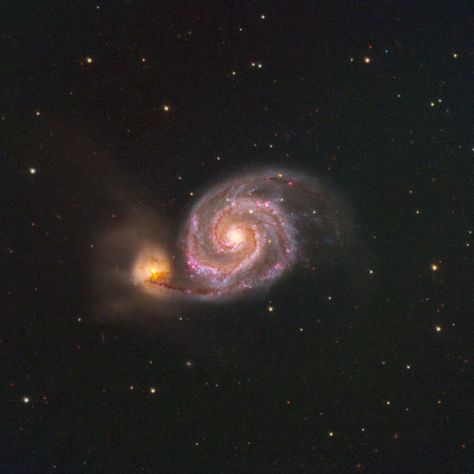 Whirlpool Galaxy, Affinity Photo, St Helens, Light Year, Astronomy, Cosmos, Celestial Bodies