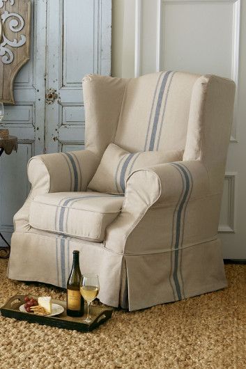 Weekend Randomness - French Country Cottage Lucketts Store, Modern Wingback Chairs, French Country Furniture, Casa Country, Small Entryways, French Chairs, French Cottage, Country Furniture, French Country House