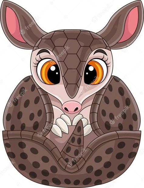 Dibujos animados lindo bebé armadillo enrollado | Vector Premium Baby Armadillo, Cake Animation, Armadillo Art, Eagle Cartoon, Amazon Animals, Pirate Cartoon, Bus Cartoon, Cartoon Rooster, Cartoon Bat