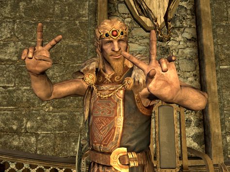 Jarl be BALLIN' Jarl Balgruuf, Elder Scrolls V Skyrim, The Elder Scrolls, Most Popular Memes, The Emperor, Cute Dragons, Elder Scrolls, Cute Packaging, Skyrim