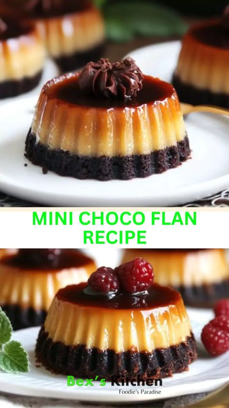 Mini choco flan recipe – Bex’s Kitchen Coco Flan Cake, Mini Choco Flan Recipe, Mini Choco Flan, Mini Flan Recipe, Choco Flan Recipe, Flancocho Recipe, Mini Fall Dessert, Best Flan Recipe, Cheesecake Flan