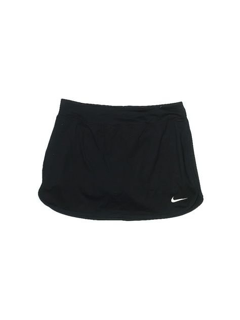 Nike Active Skort Size: Medium Activewear - used. 81% POLYESTER, 19% SPANDEX | Nike Active Skort: Black Activewear - Size Medium Black Skort, Black Activewear, Active Wear, Spandex, Size Medium, Nike, Quick Saves, Black