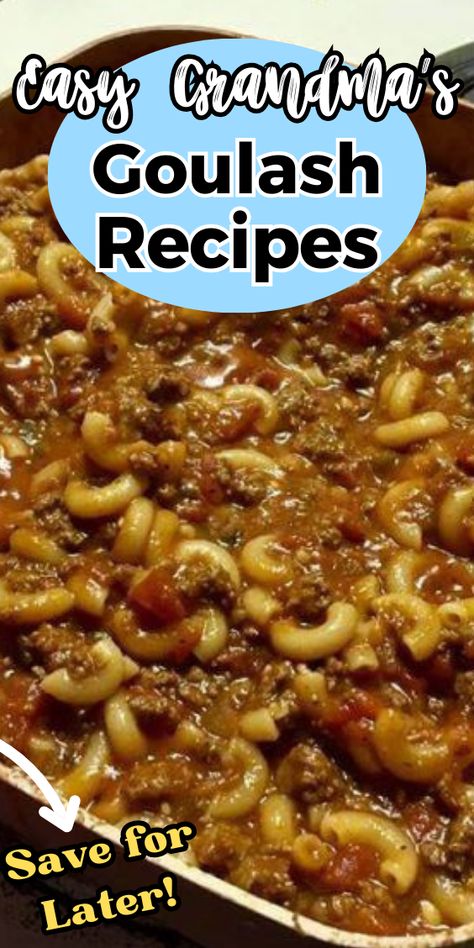 Simple ingredients like ground beef (hamburger meat), canned tomatoes, elbow macaroni, and onions are all cooked in one pot for an easy hearty meal. #Delicious #Goulash #recipes #easy Hamburger Hotdish Recipes Ground Meat, Hamburger Meat Recipes Easy Pasta, Meals With Hamburger Meat Ground Beef, What Can I Make With Hamburger Meat, 1lb Hamburger Meat Recipes, 2lbs Ground Beef Recipes, Easy Hamburger Meat Recipes 3 Ingredients, 1 Lb Hamburger Meat Recipes, Quick Hamburger Meat Recipes