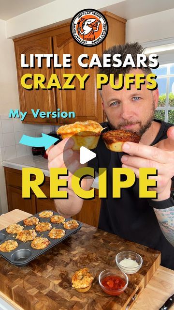 Kory Alden • Fast Food Club on Instagram: "Making the viral Little Caesars Crazy Puffs at home. Really easy recipe tastes better than the real thing and perfect for groups. #recipe #crazypuffs #fastfood" Lil Ceasers Crazy Puffs, Little Ceasars Puffs, Copycat Little Caesars Crazy Puffs, Crazy Puffs Recipe, Little Cesar’s Crazy Puffs, Little Caesars Crazy Puffs, Little Ceasers Puffs, Crazy Puffs Little Caesars, Pizza Puffs Recipe