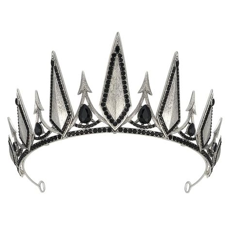 Evil Crown, Fairy Queen Crown, Gothic Tiara, Silver Crowns, Iron Crown, Halloween Prom, Gothic Headpiece, Gold Bridal Party, Crowns For Women