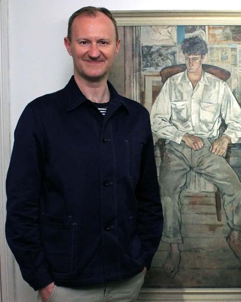 Mark Gatiss with a Minton self-portrait. John Minton, Lucian Freud, Spilled Milk, Stage Designer, Mark Gatiss, British Artists, Francis Bacon, The Genius, British Artist