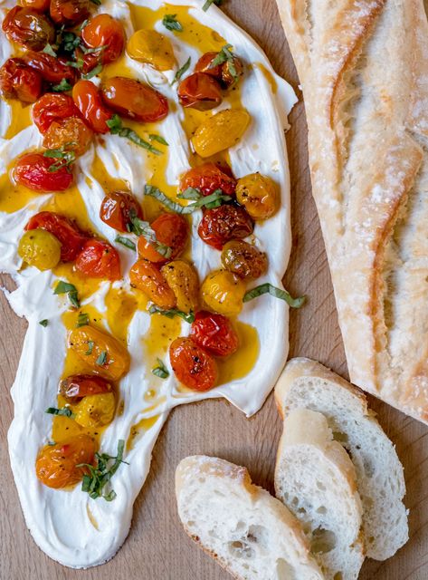 Whipped Ricotta Board, Ricotta Board Ideas, Ricotta Board, Ricotta Veggie Dip, Ricotta Dip Recipes Appetizer Ideas, Whipped Ricotta With Olives And Roasted Red Peppers, Whipped Ricotta Crostini, Whipped Ricotta And Roasted Tomatoes, Roasted Garlic Whipped Ricotta