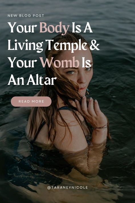 Womb Affirmations, Your Body Is A Temple, Divine Order, Womb Healing, Summer Book, The Greatest Gift, Summer Books, Body Is A Temple, Remember Who You Are