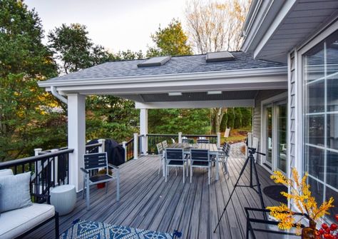 Comfortable Patio Furniture, Deck Remodel, Quiz Buzzfeed, Design Hall, Deck Pictures, Modern Deck, Deck Designs Backyard, Covered Deck, Deck Stairs