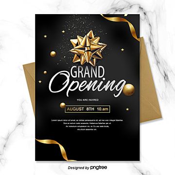 grand opening,invitation,practice,celebration,template,black gold,poster,e-invitation letter,coloured ribbon,golden ribbon,indesign Hotel Opening Invitation Card, Hotel Opening Poster, Salon Opening Invitation Card, New Shop Opening Poster, Studio Opening Invitation, New Opening Poster Design, Shop Opening Invitation Card Design, Business Invitation Card Design, Store Opening Poster