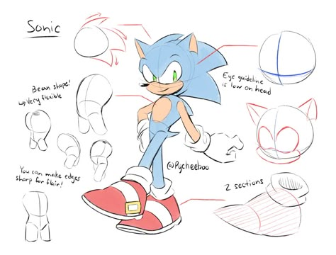 Sonic Tutorial, Sonic Anatomy, Sonic Art Style, Sonic Bases, Sonic Base, Drawing Sonic, Sonic Reference, Silver Sonic, Draw Sonic