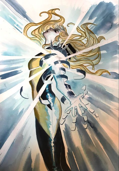 Magik commission art by Stephanie Hans Magic Marvel, Magik Marvel, Marvel Elektra, Ryan Ottley, Comic Women, Illyana Rasputin, Storm Marvel, Comic Artwork, Evangelion Art